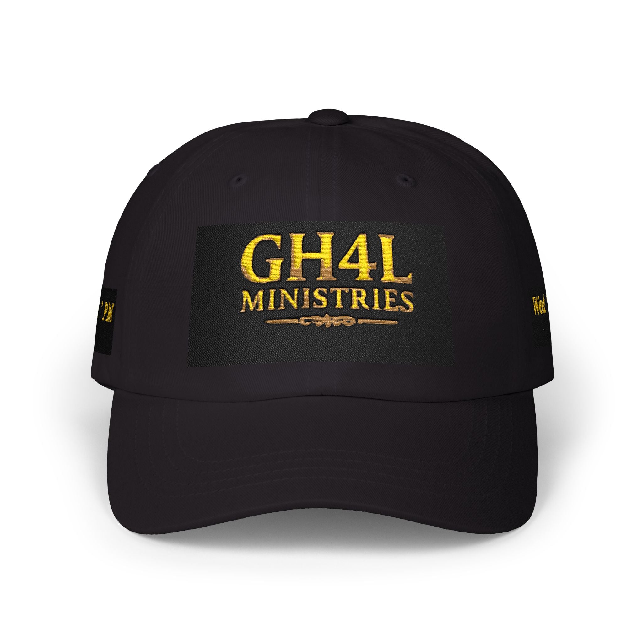 Classic Dad Cap — GH4L Ministries Embroidered Hat (White)