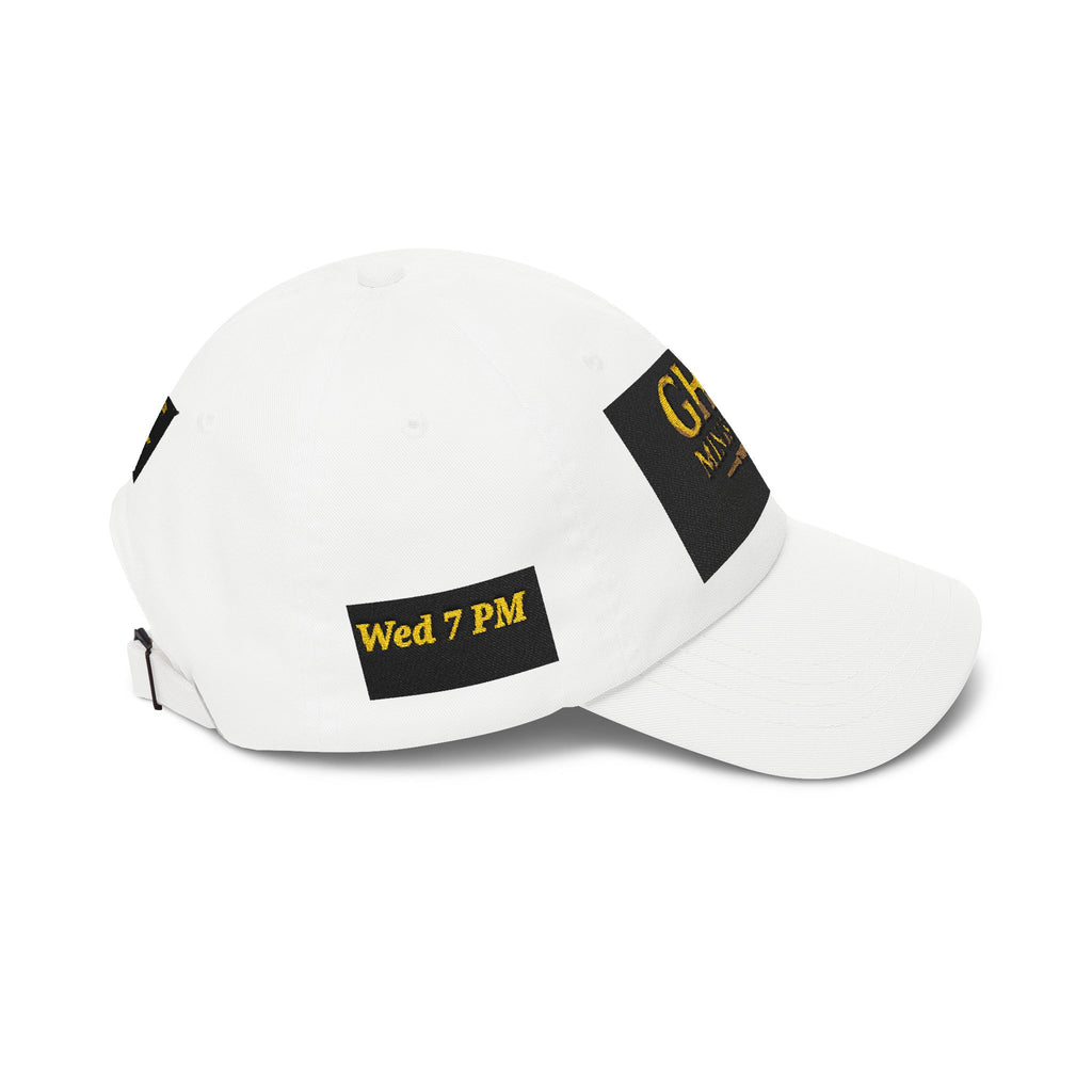 Classic Dad Cap — GH4L Ministries Embroidered Hat (White)