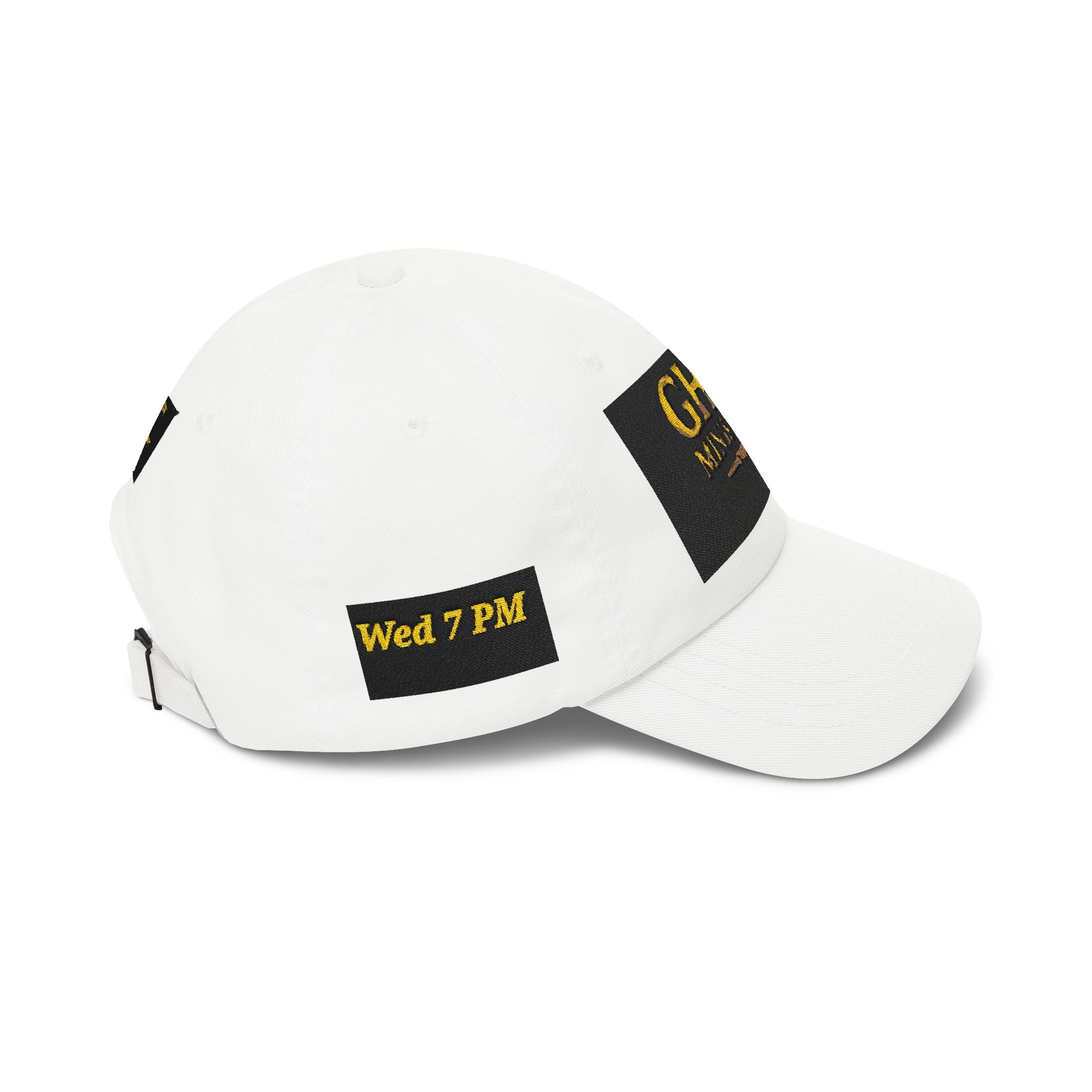 Classic Dad Cap — GH4L Ministries Embroidered Hat (White)