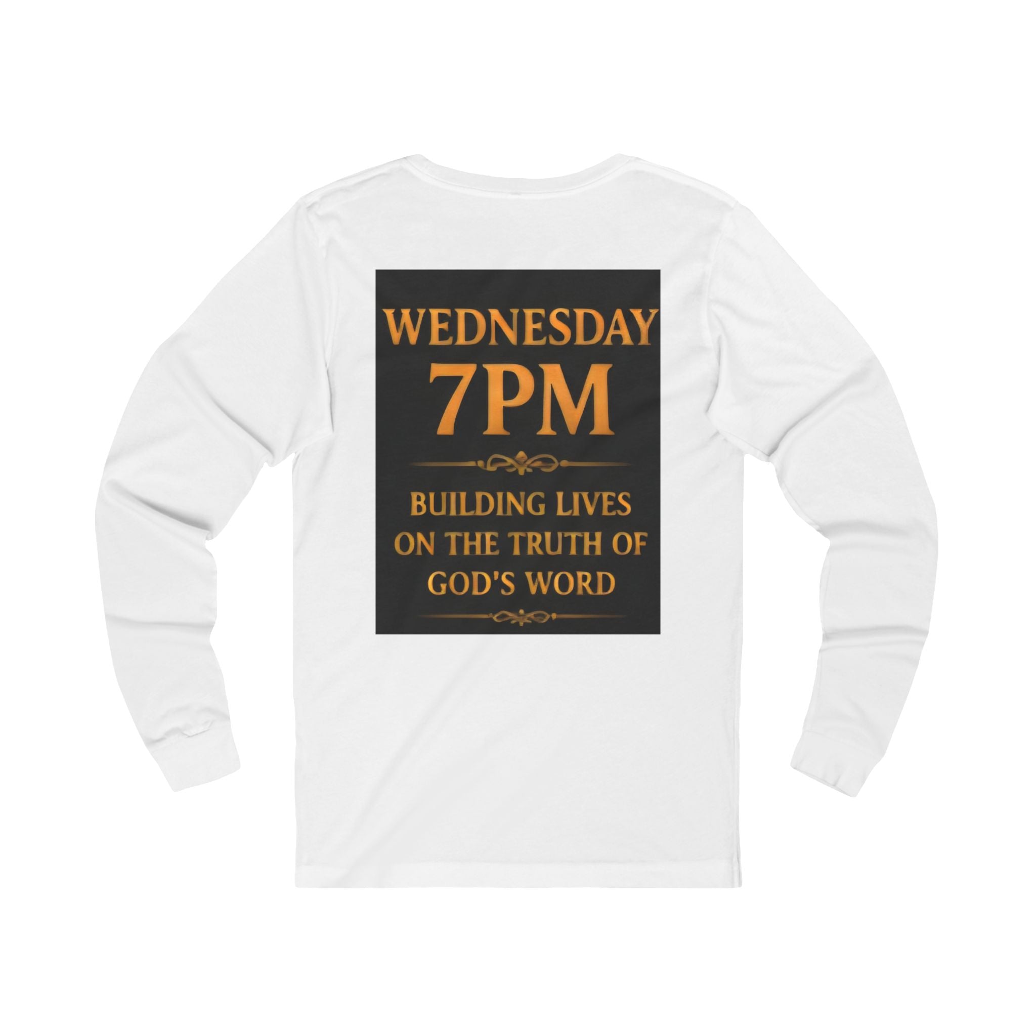 Walking in the Word Long Sleeve Tee — Greater Hope 4 Life Ministries Church Shirt (Wednesday 7PM)
