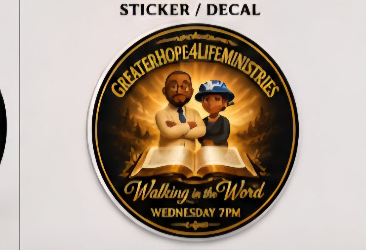 GreaterHope4Life Ministries Sticker/Decal