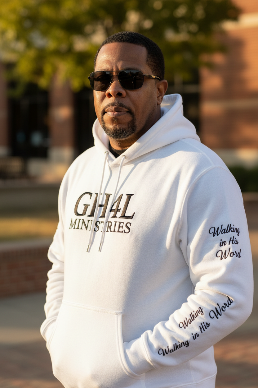 GH4L Ministries White Hoodie