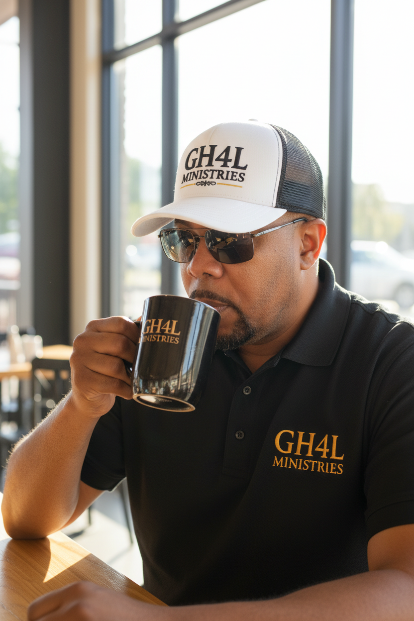 GH4L Ministries White Trucker Cap