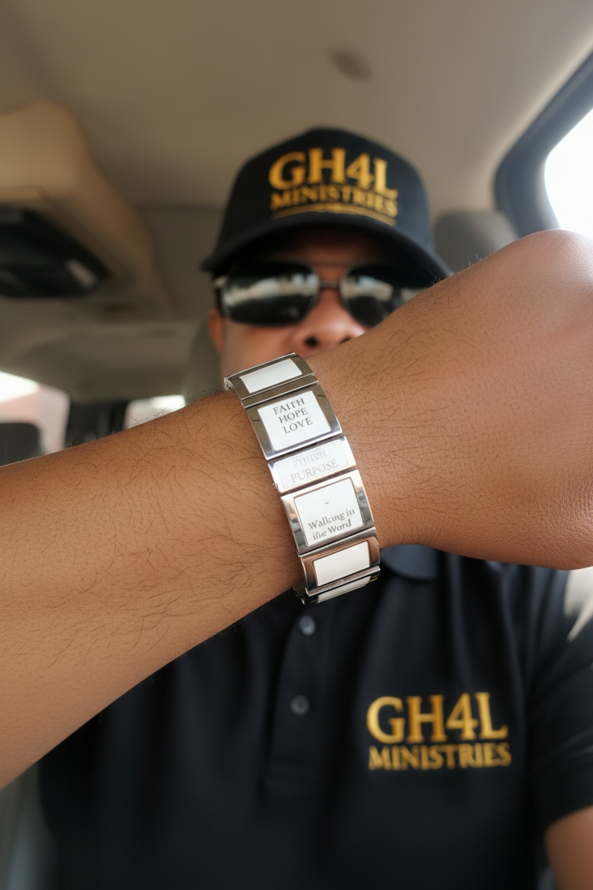 Silver White Bracelet